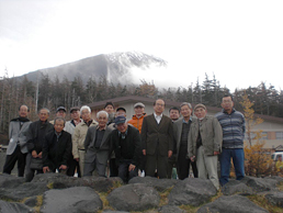 富士山五合目にて