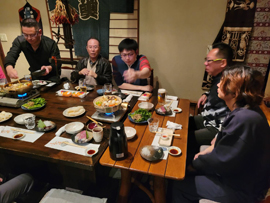 			きりたんぽ鍋を堪能